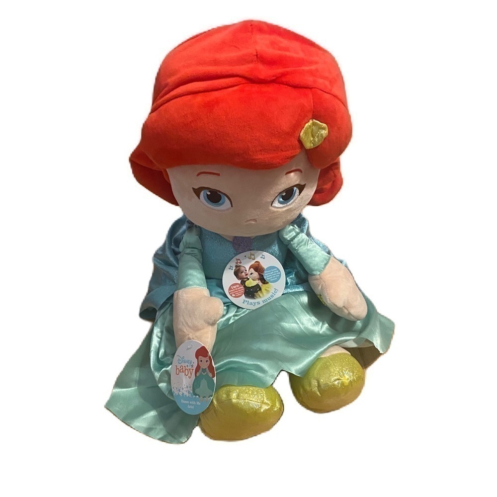 Disney Ariel Jumbo Dance With Me Plush Doll NEW 26-28” Little Mermaid Musical